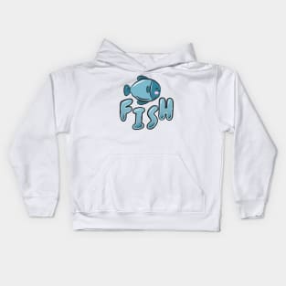 cute fish Kids Hoodie